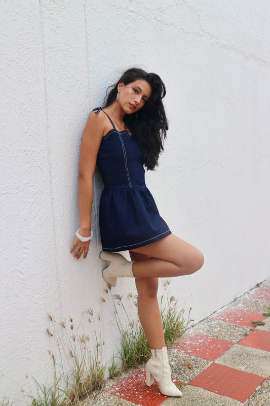 Vestido índigo soul